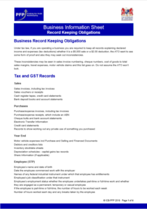 Record Keeping Obligations